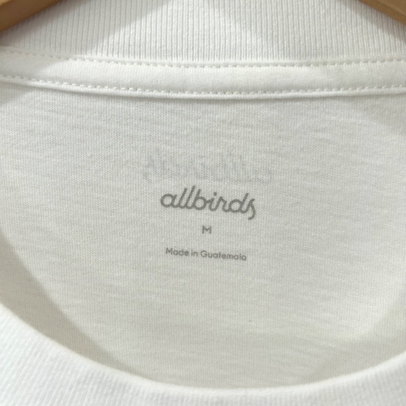 Allbirds women’s organic cotton long sleeve tee M blizzard white casual NWT - Picture 4 of 11